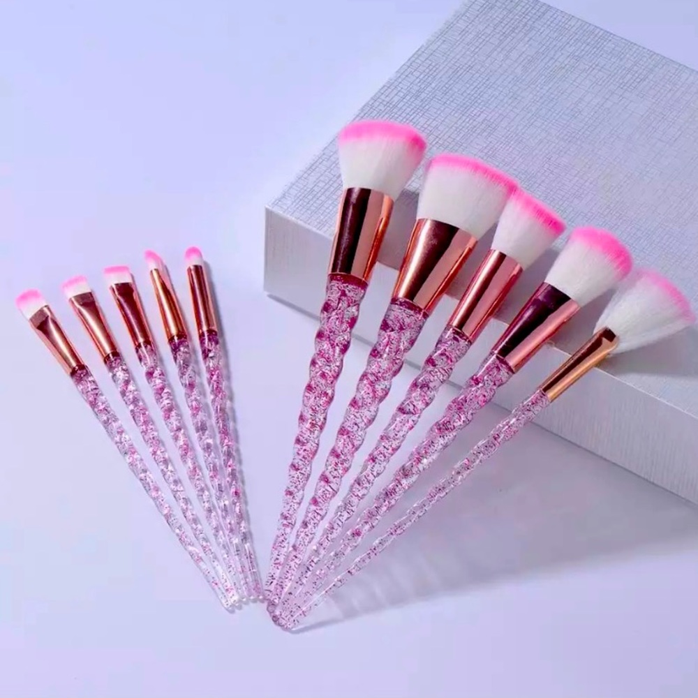 10 Piece Makeup Brushes Set